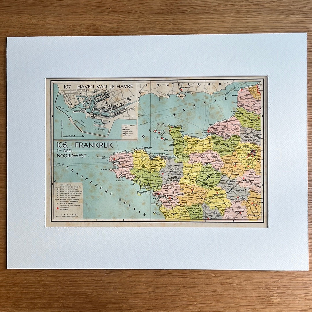 Frankrijk Noordwesten en haven Le Havre 1939