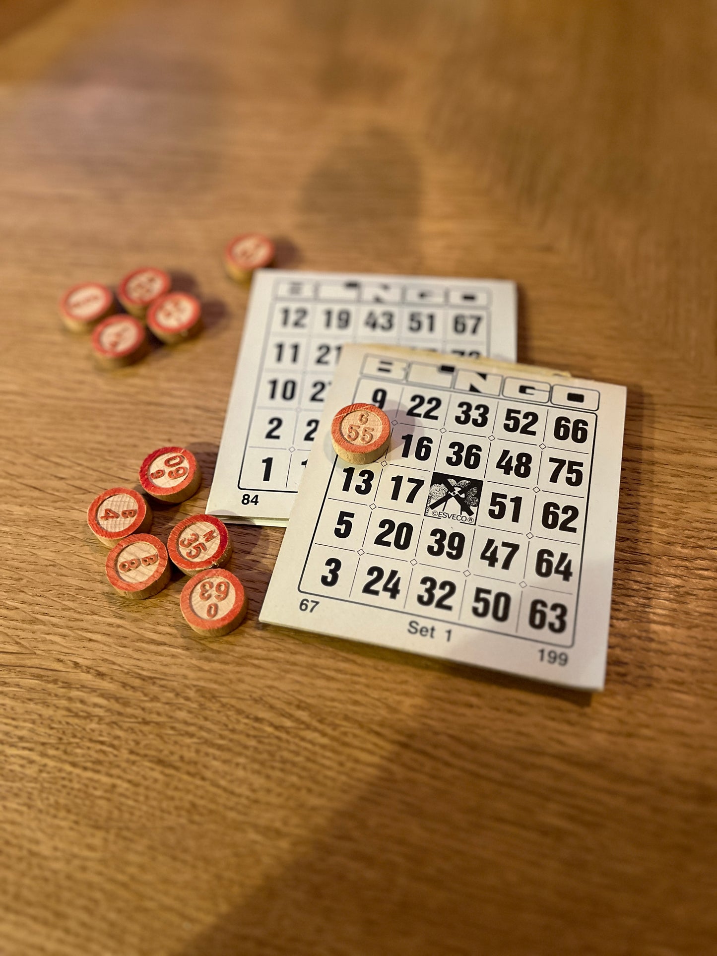 Vintage Bingo kaarten