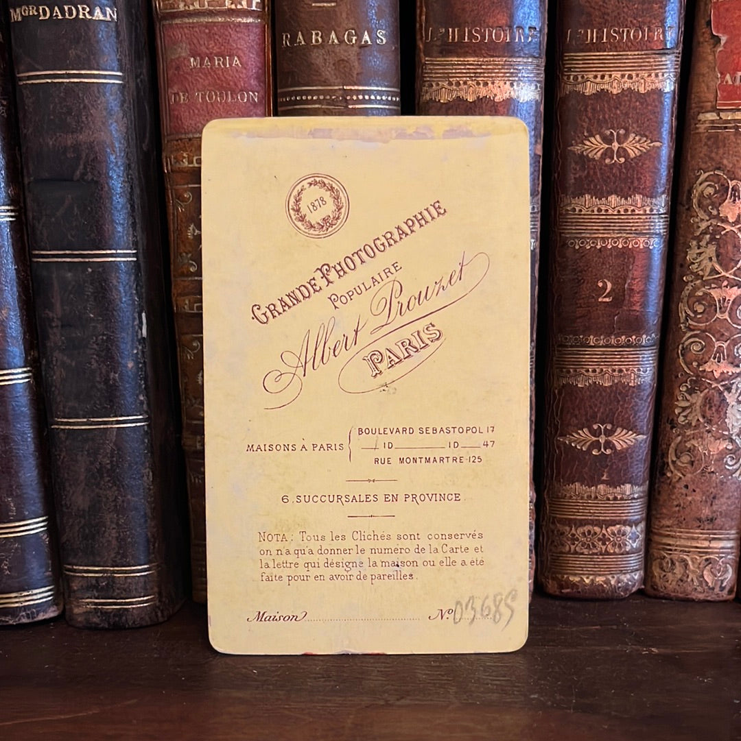 Visitenkarte Albert Prouzet Paris