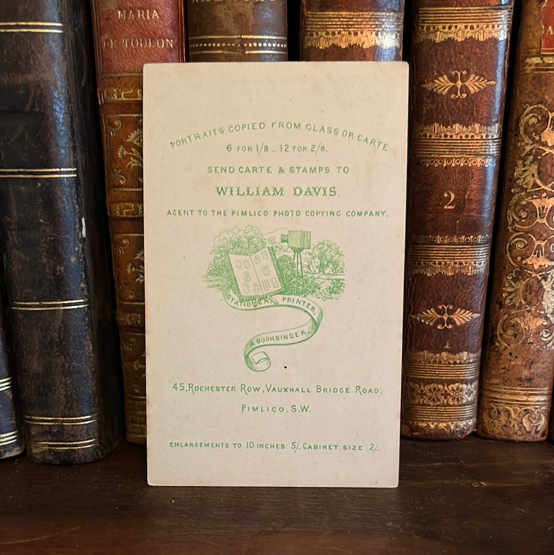 Visitenkarte William Davis Pimlico SW