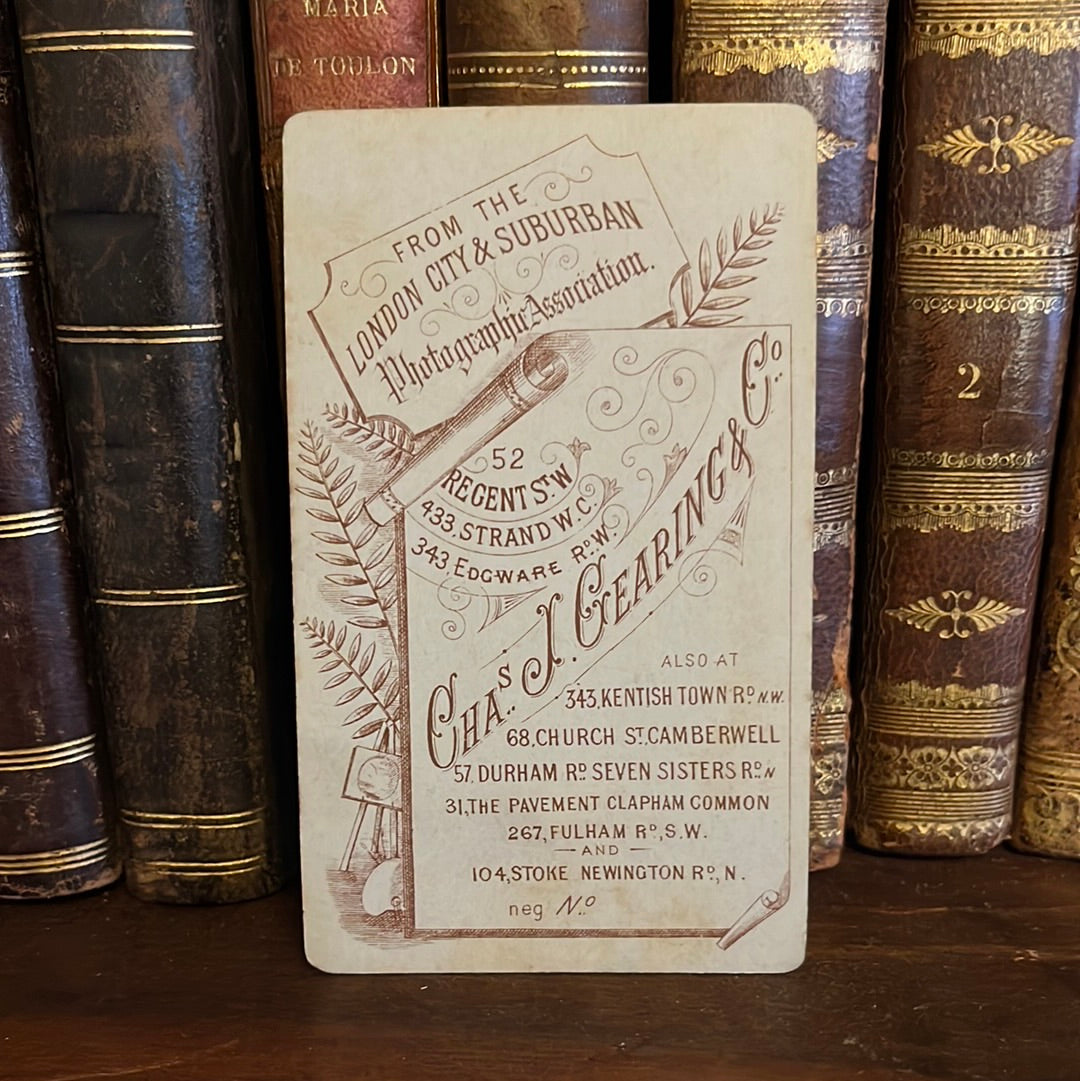 Visitenkarte Chas J. Gearing London 1