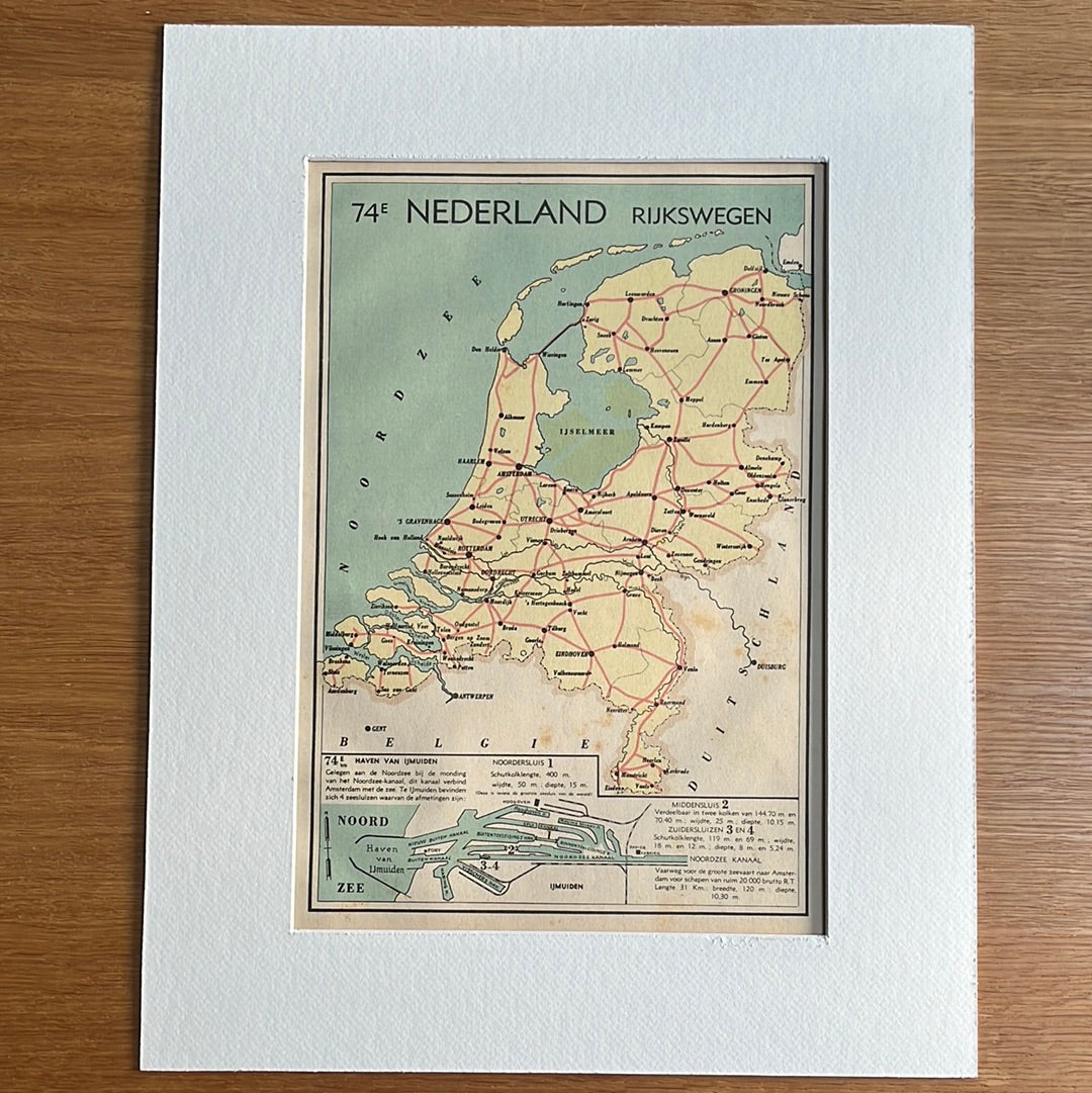 Netherlands national highways 1939