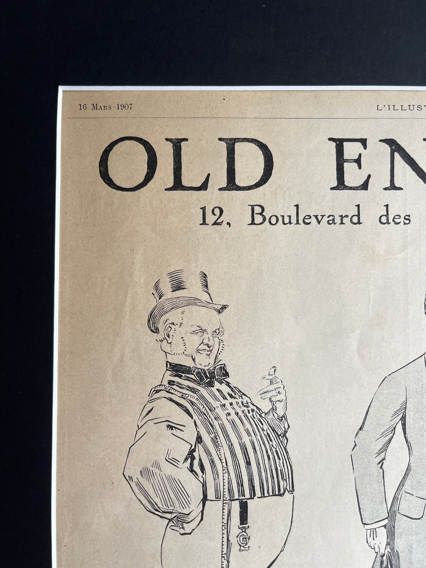 French advertisement: Old England (L'illustration from 1907)