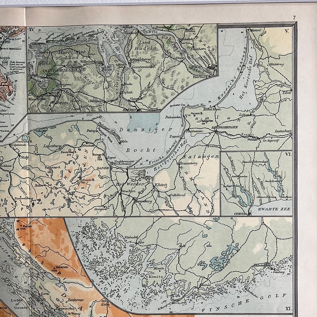 Kustvormen van Europa 1923