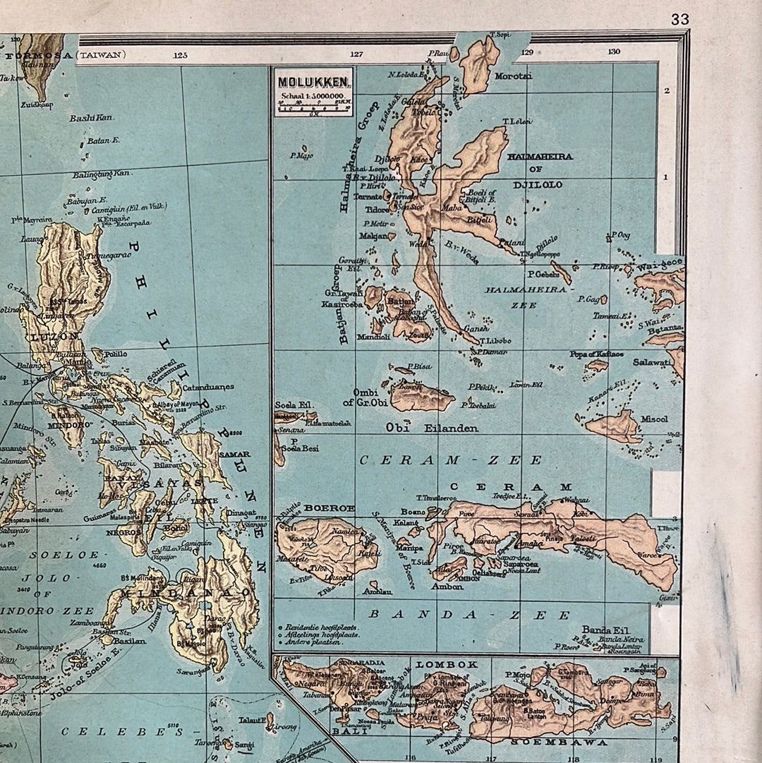 Insulinde en Molukken 1923