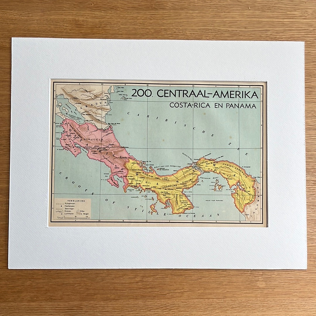 Centraal Amerika Costa-Rica en Panama 1939