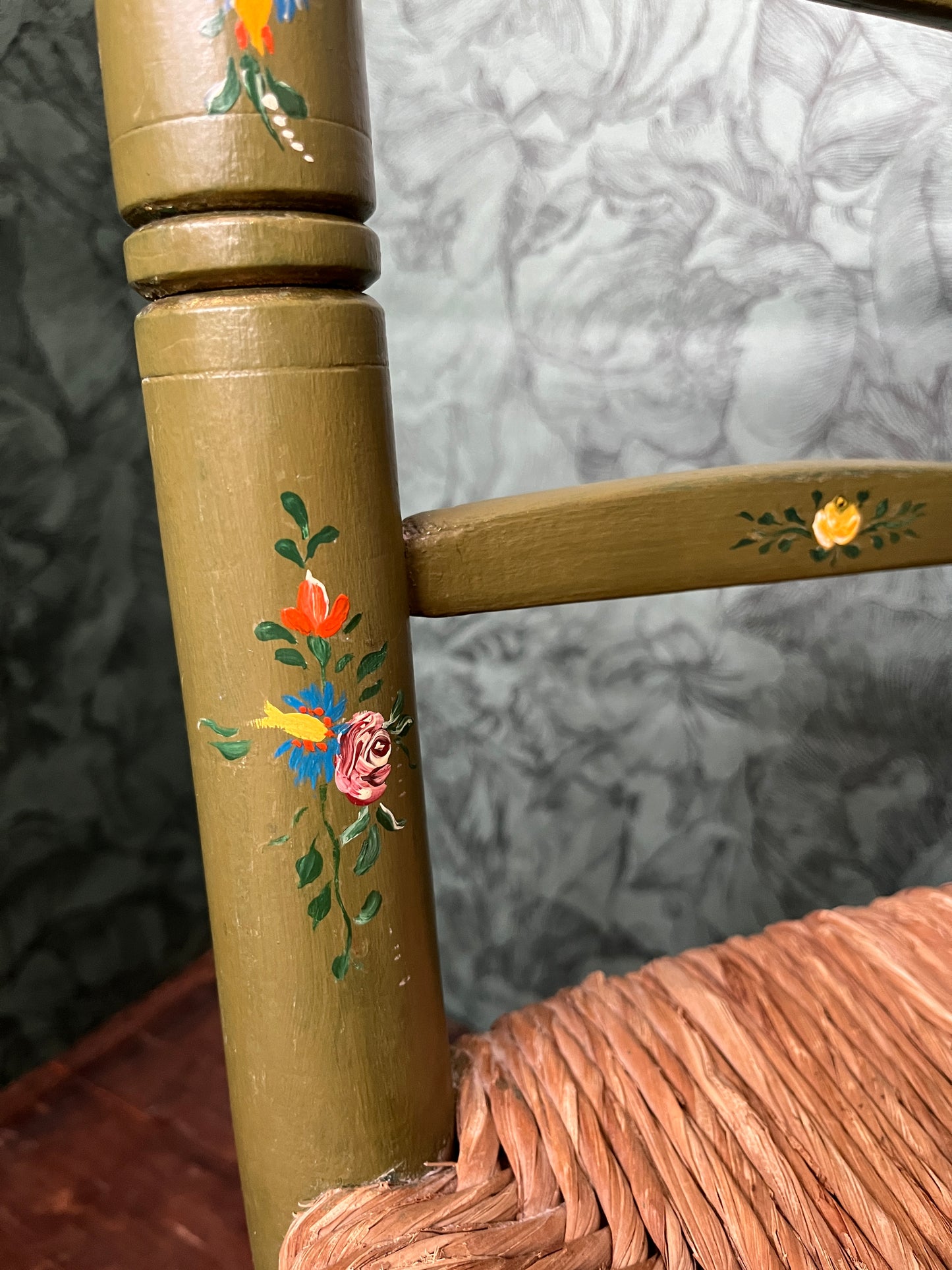 Hand-painted children's chair