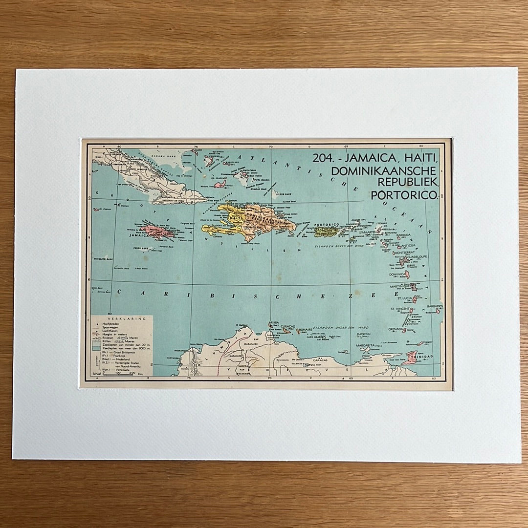 Jamaica, Haïti, Dominicaanse Republiek en Portorico 1939