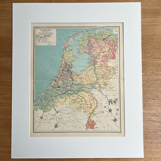Nederland grondsoorten 1932