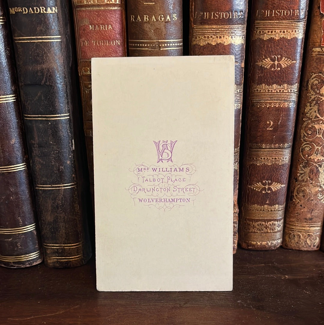 Visitenkarte Frau Williams Wolverhampton