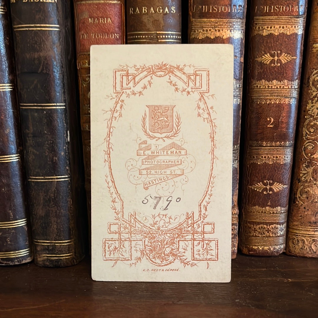 Visitenkarte E. Whiteman Hastings