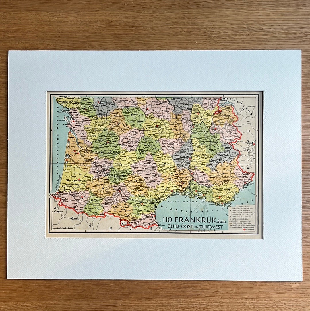 Frankrijk Zuidoost en Zuidwest 1939