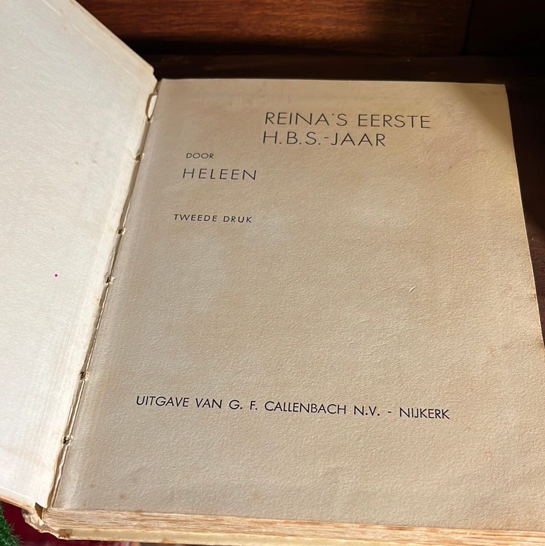 Reinas erstes HBS-Jahr (1930)