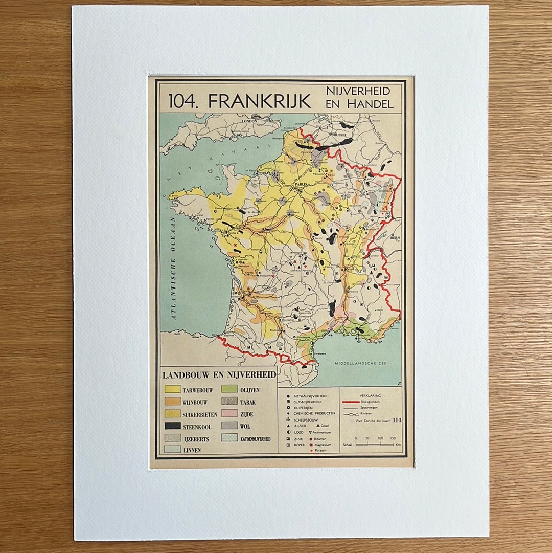 Frankrijk nijverheid en handel 1939