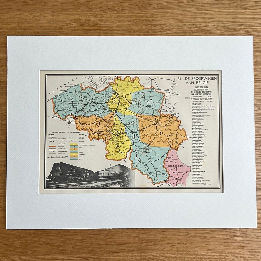 De spoorwegen van België 1939