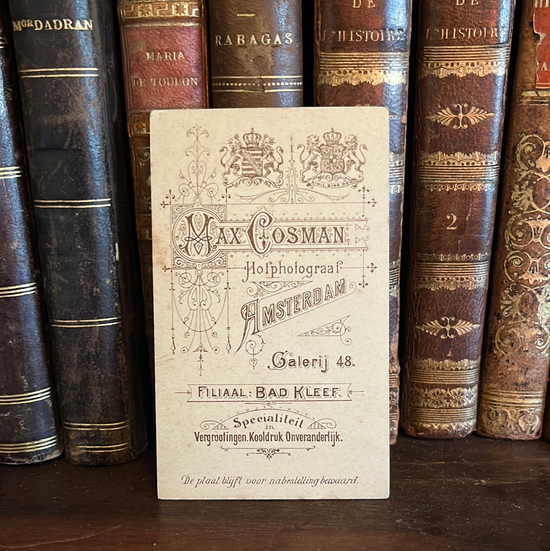 Visitenkarte Max Cosman Amsterdam