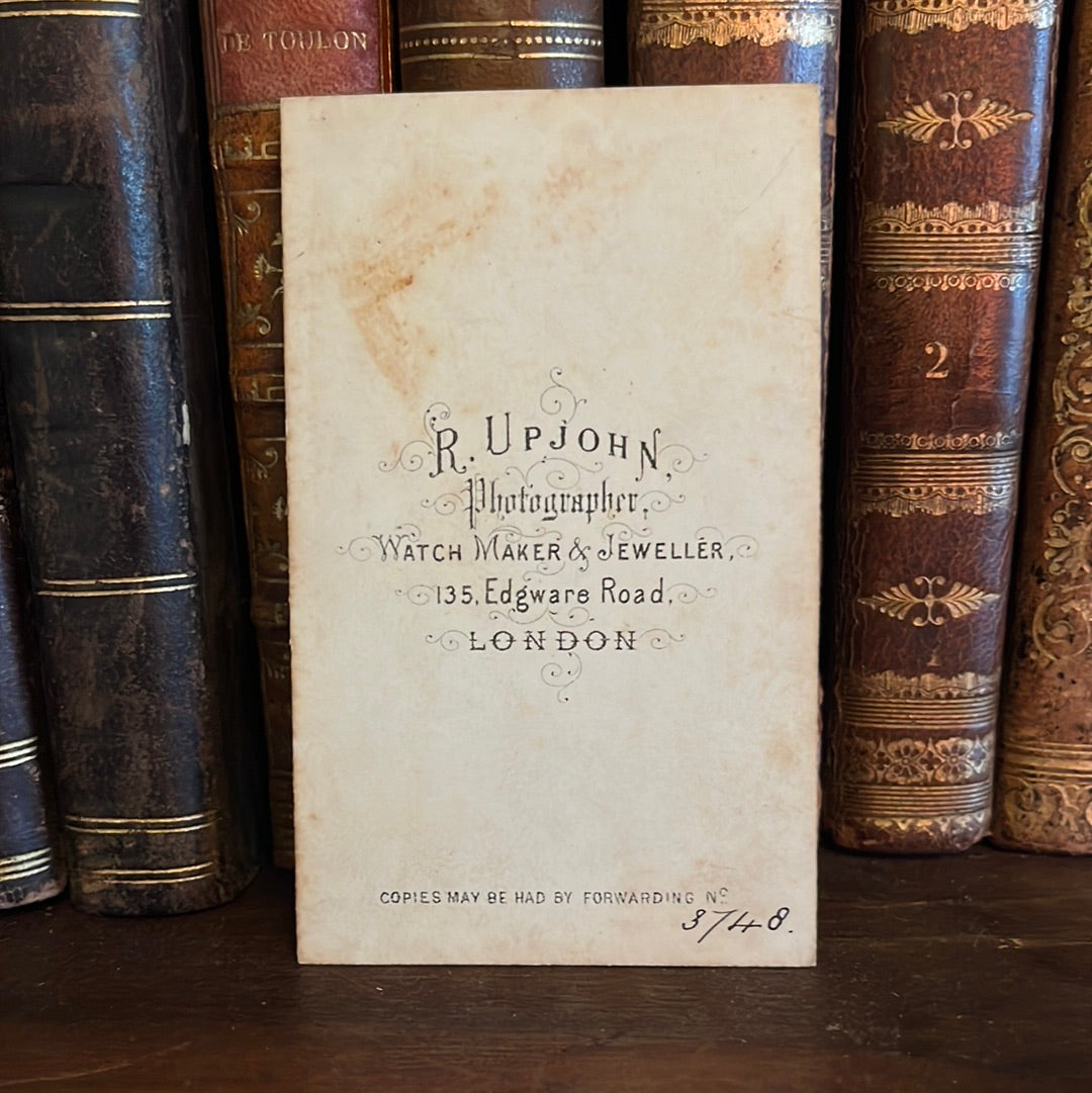 Visitenkarte R. Upjohn London