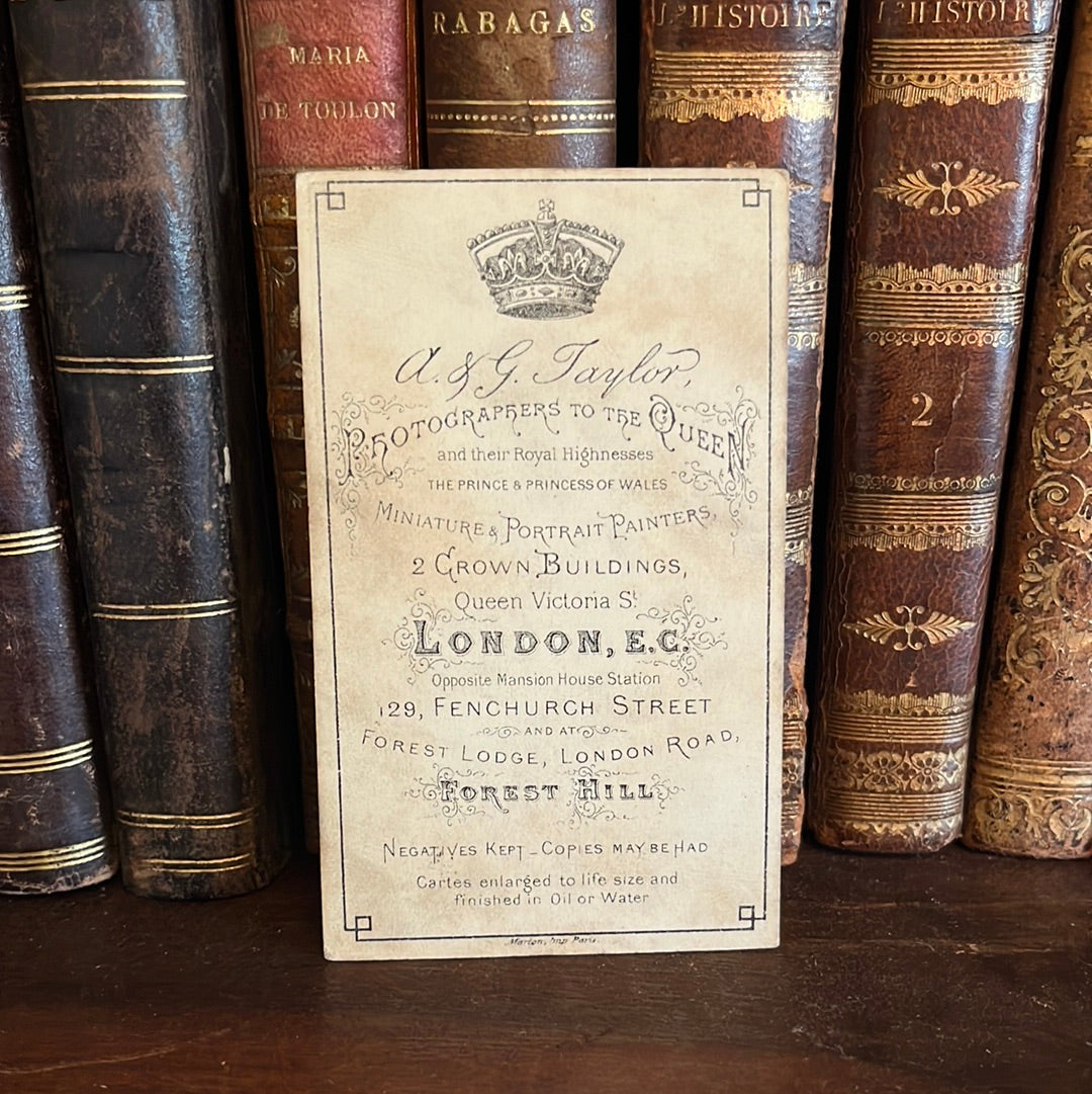 Visitenkarte A & G Taylor London