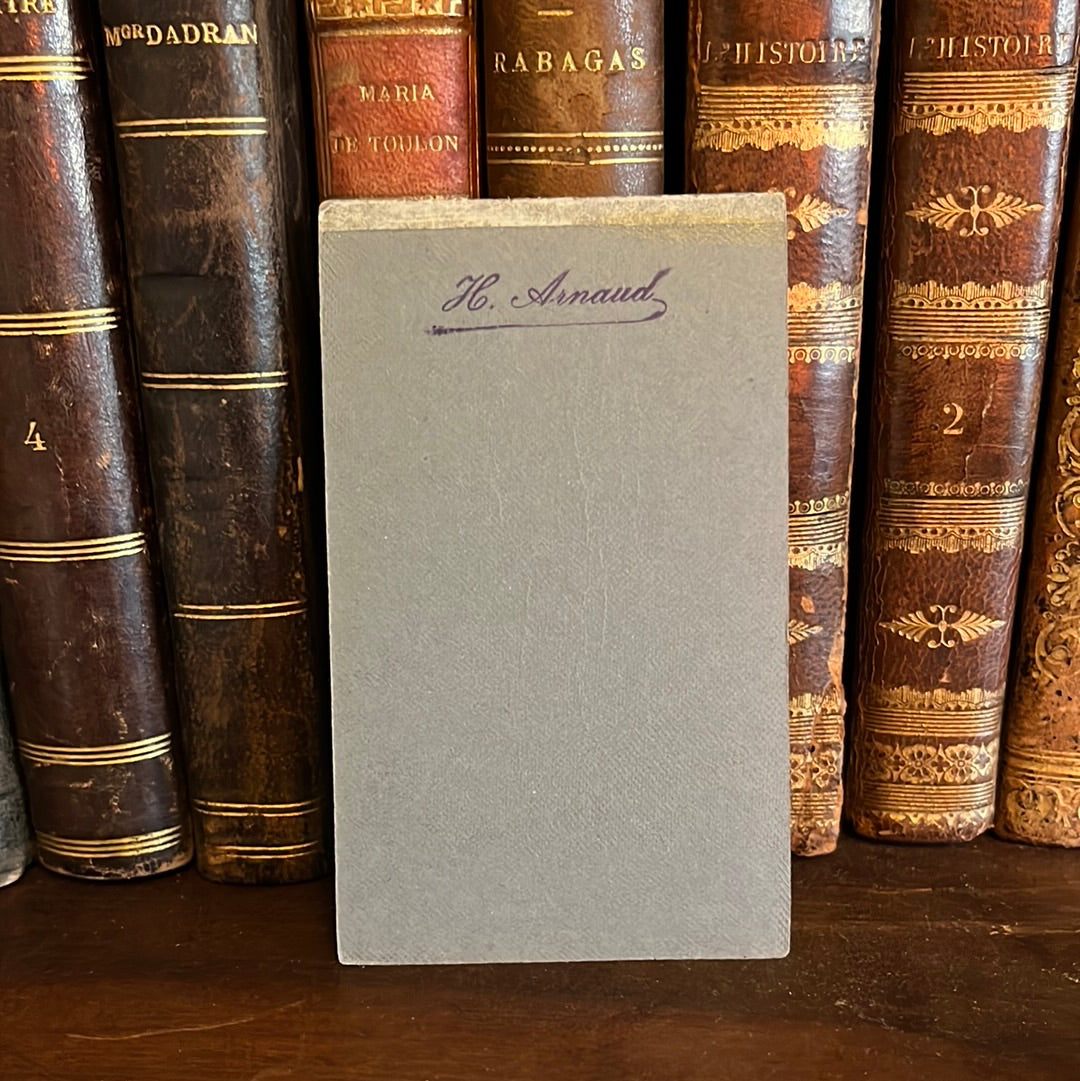 Visitenkarte H. Arnaud