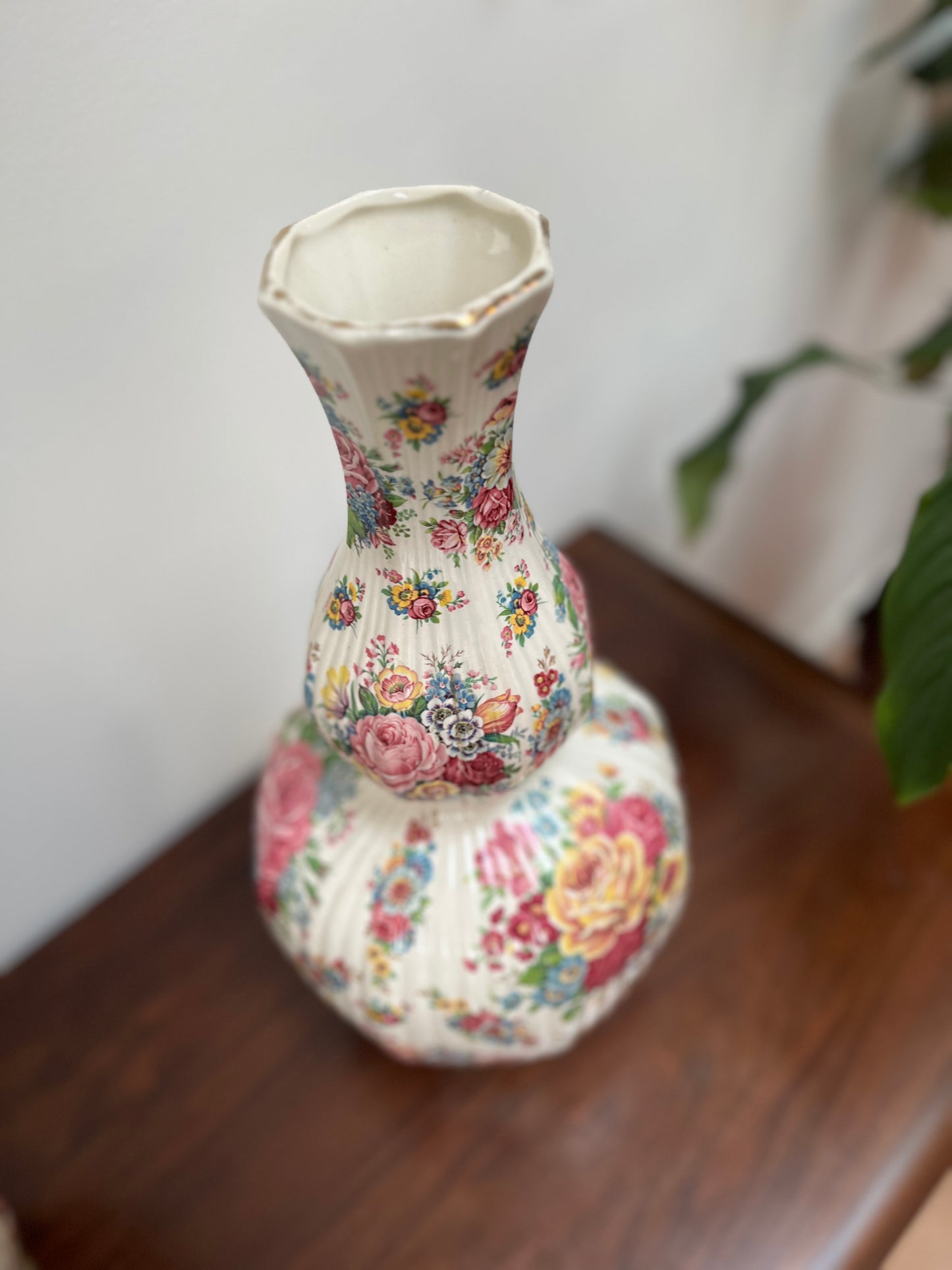 Vasen Keralux Boch Fleurs de Saxe