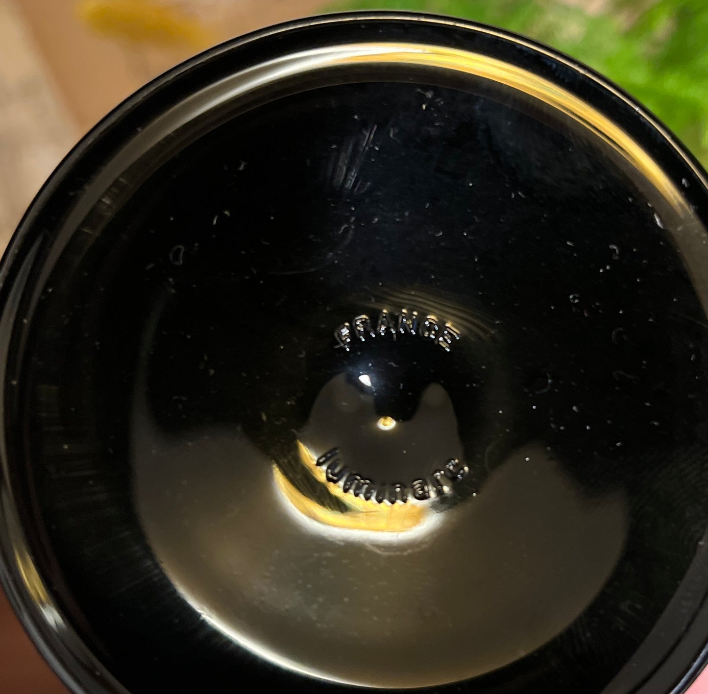 Set Luminarc-Weingläser mit schwarzem Sockel