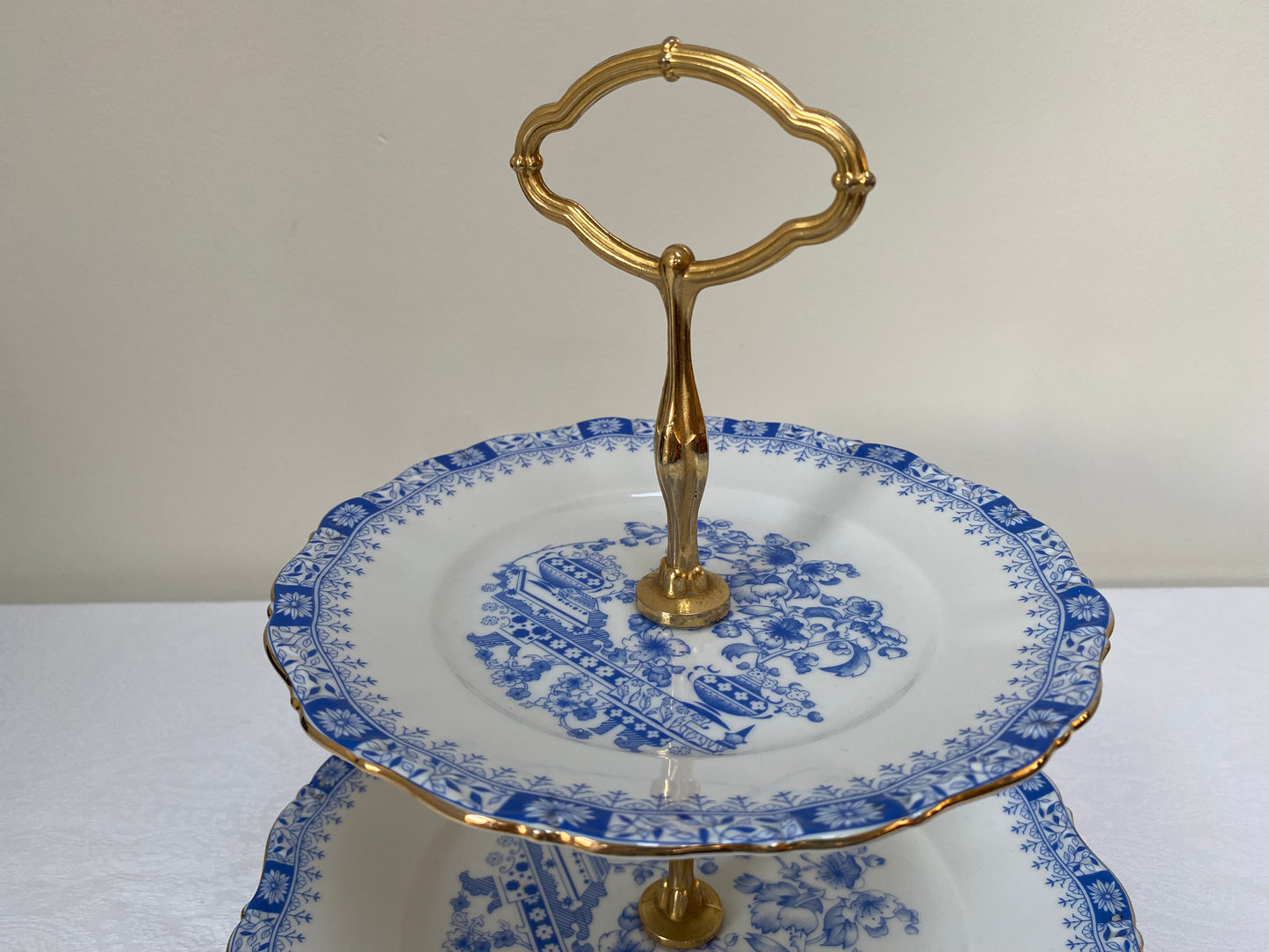 Etagere zweischichtig blau