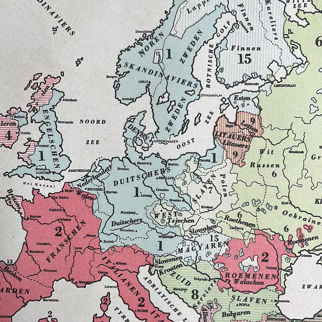 Populations of Europe 1939