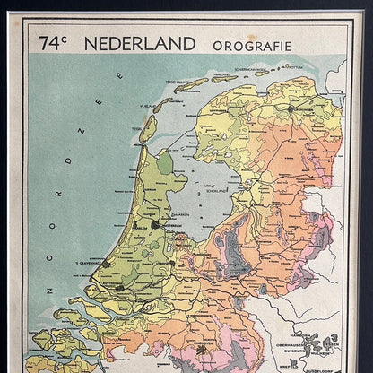 Nederland orografie 1939