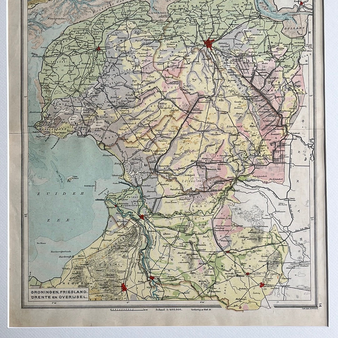 Groningen, Friesland, Drente en Overijssel 1923
