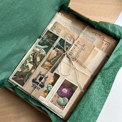 Vintage papier pakket / Journal papier pakket