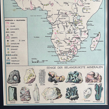 Mineralien Afrikas 1939