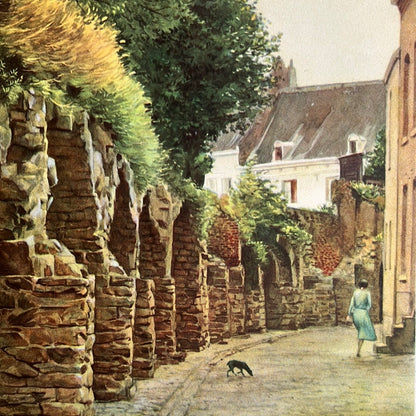 Plaat 8: Straatje in Maastricht 1938