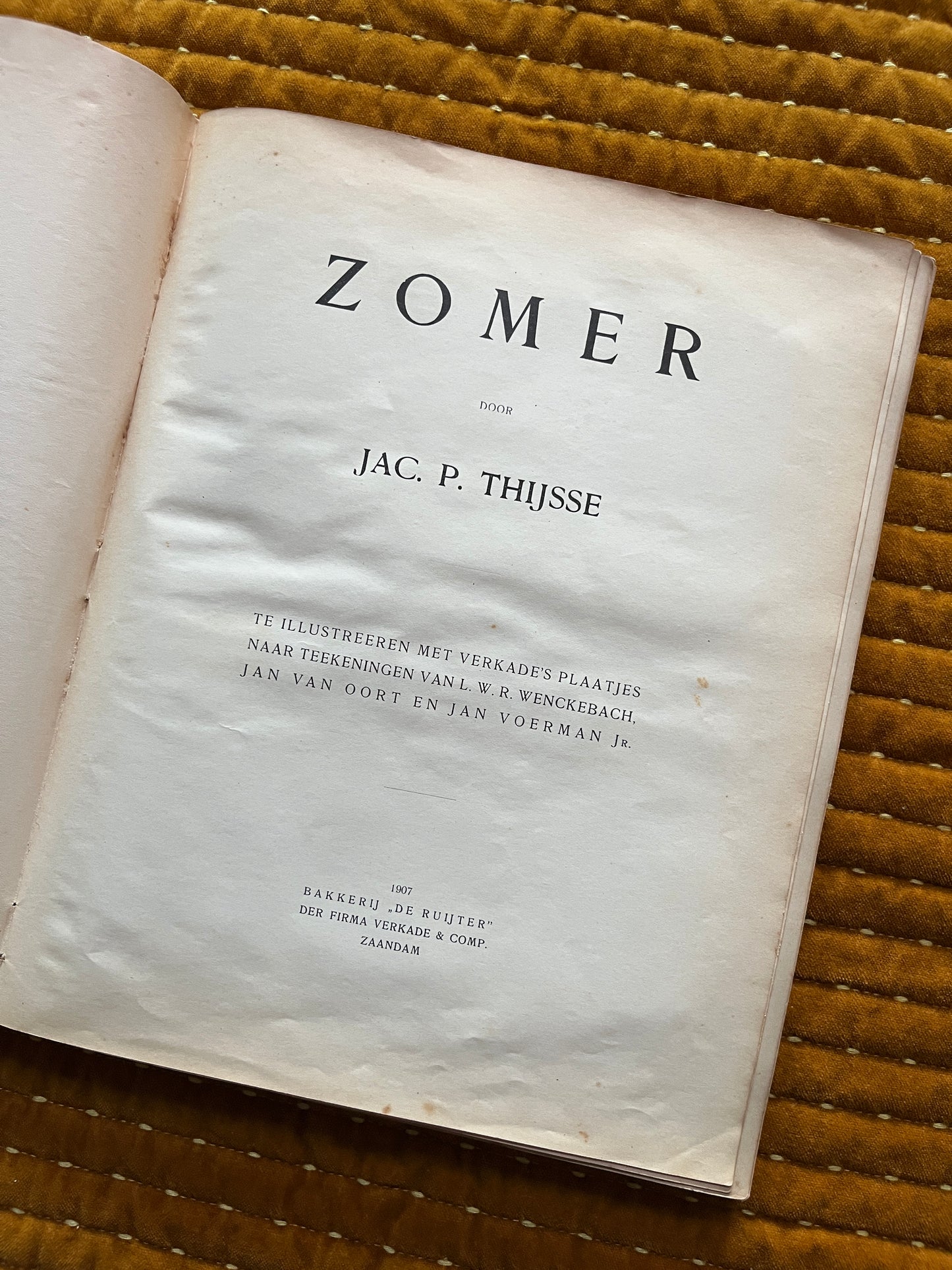 Zomer Verkade Plaatjesalbum 1907