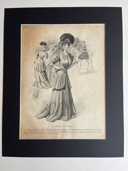 Franse reclame: Le Matin au Bois (L’illustration uit 1907)