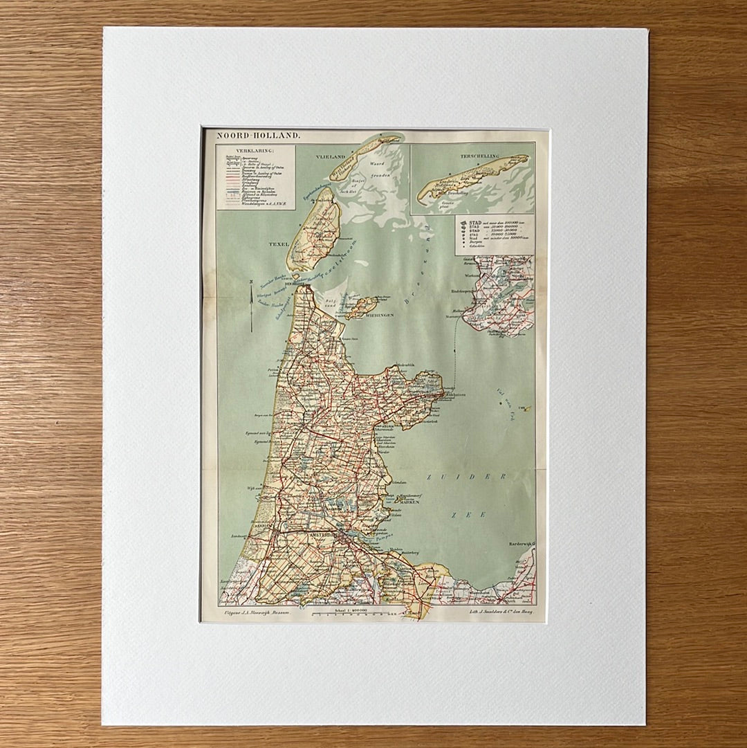 Noord-Holland 1924 (Sleeswijk's Atlas)