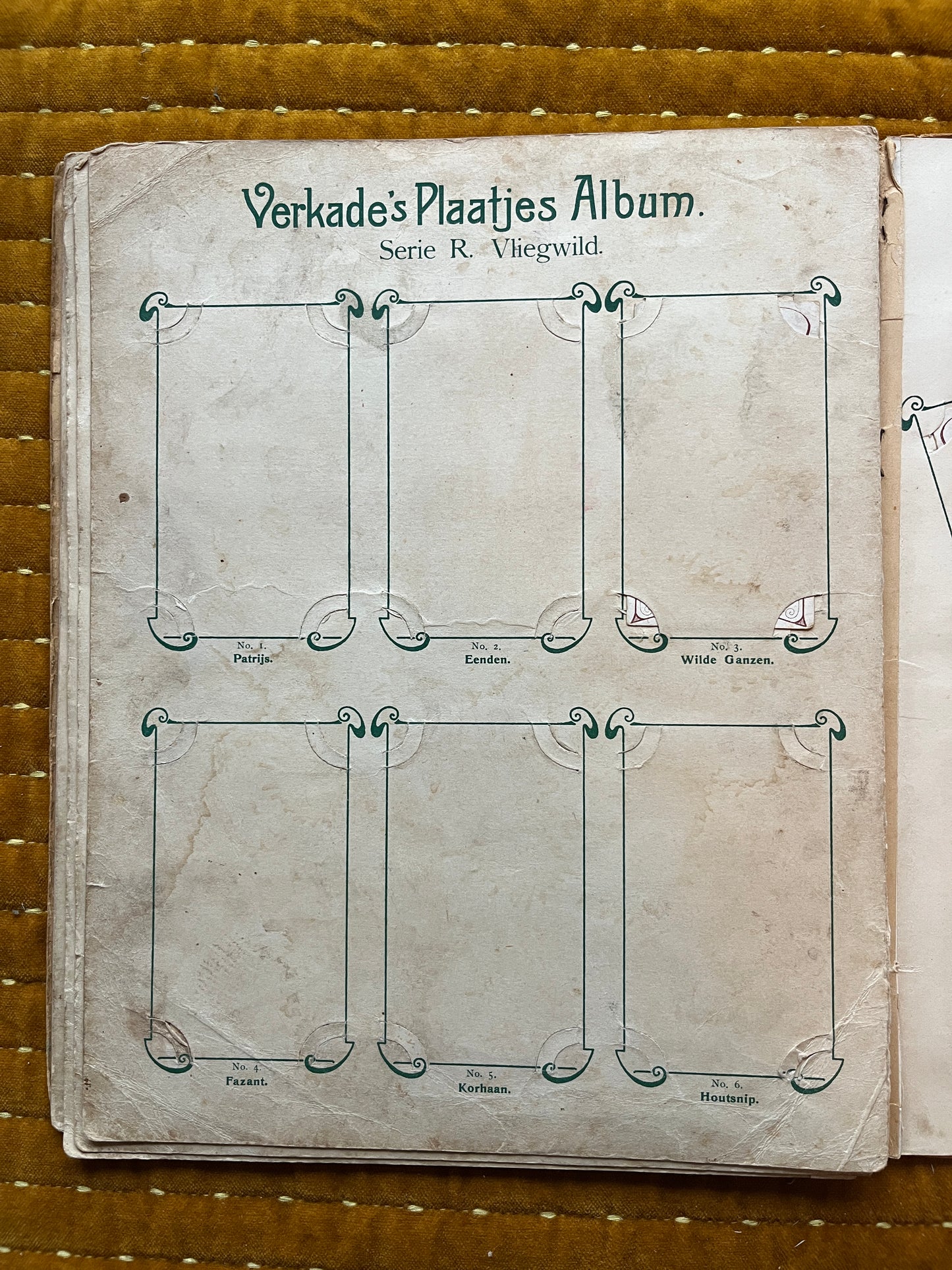 Verkade Bilderalbum 1 (1903) Einzelbilder Serie R Flugspiel
