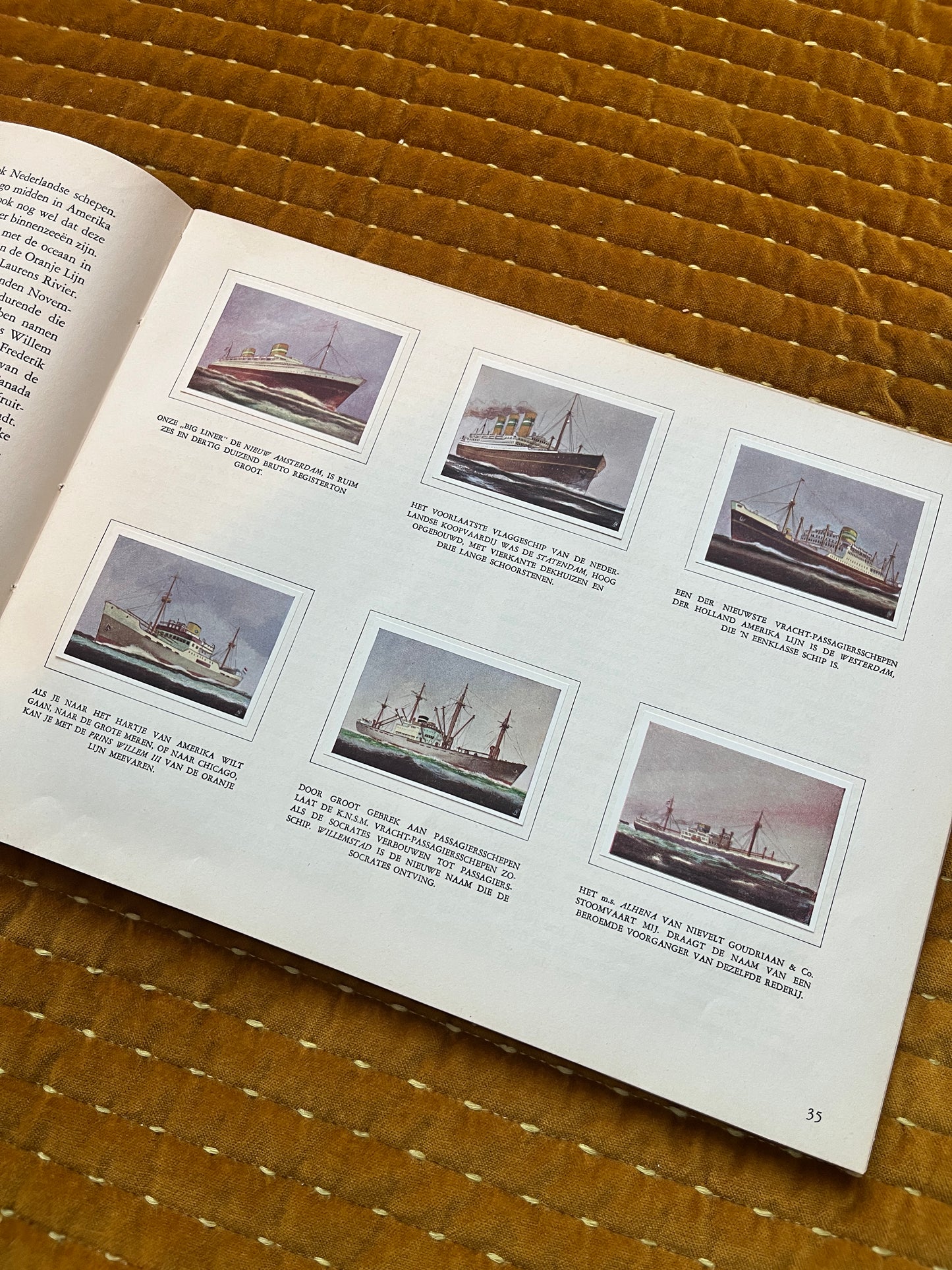 Het zeegat uit. Plaatjesalbum 1952