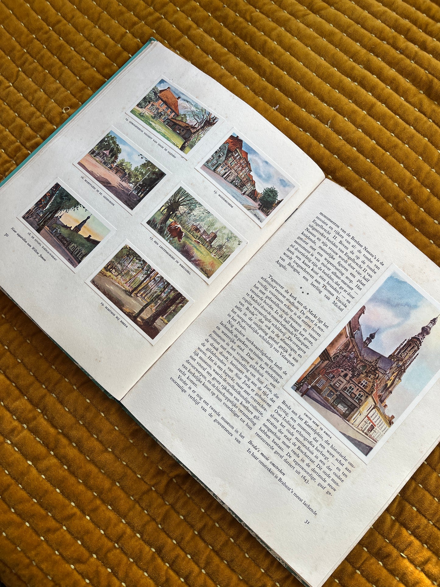 Zwerftochten door ons land Noord-Brabant en Zeeland Plaatjesalbum 1938