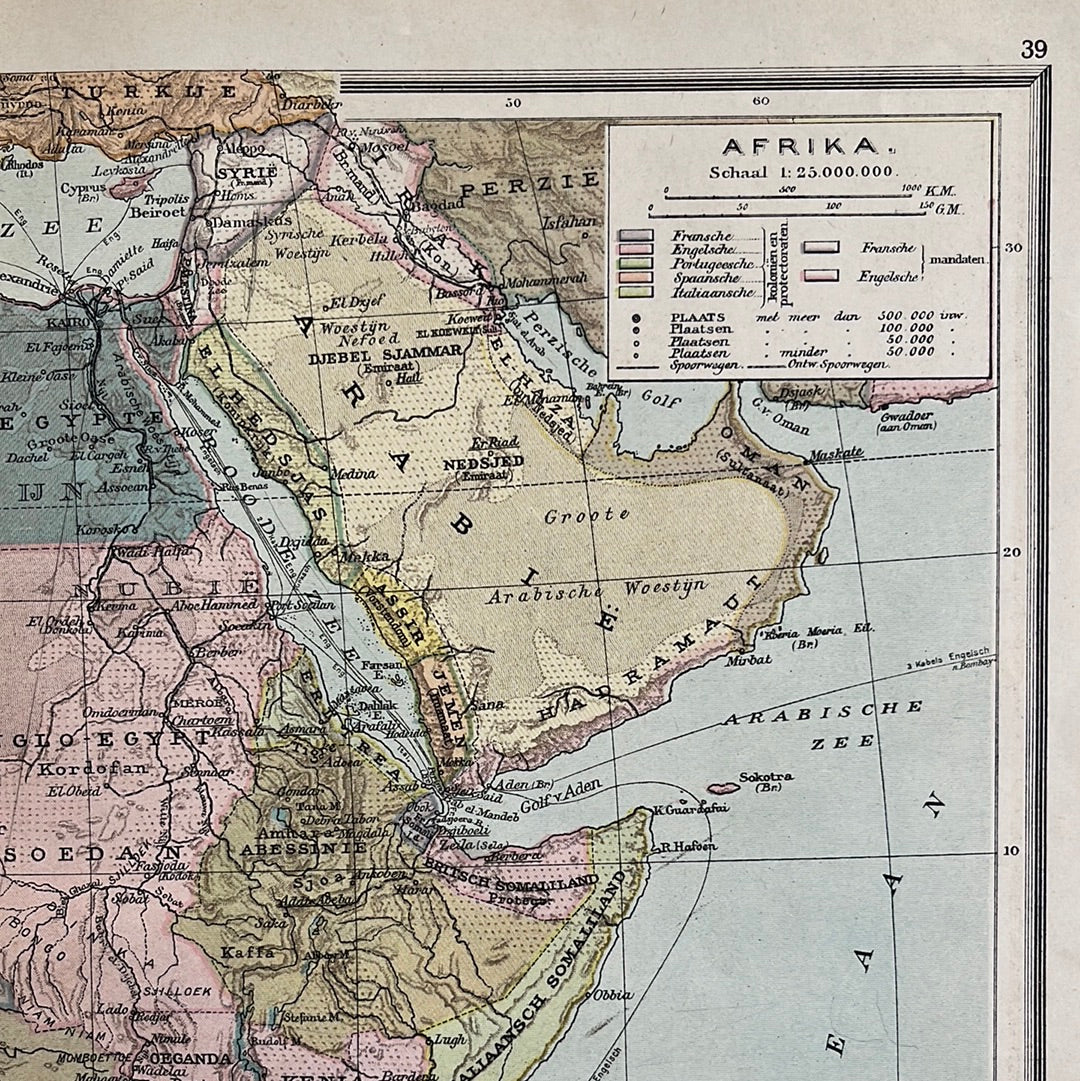 Afrika, Algerien und Tunesien 1923