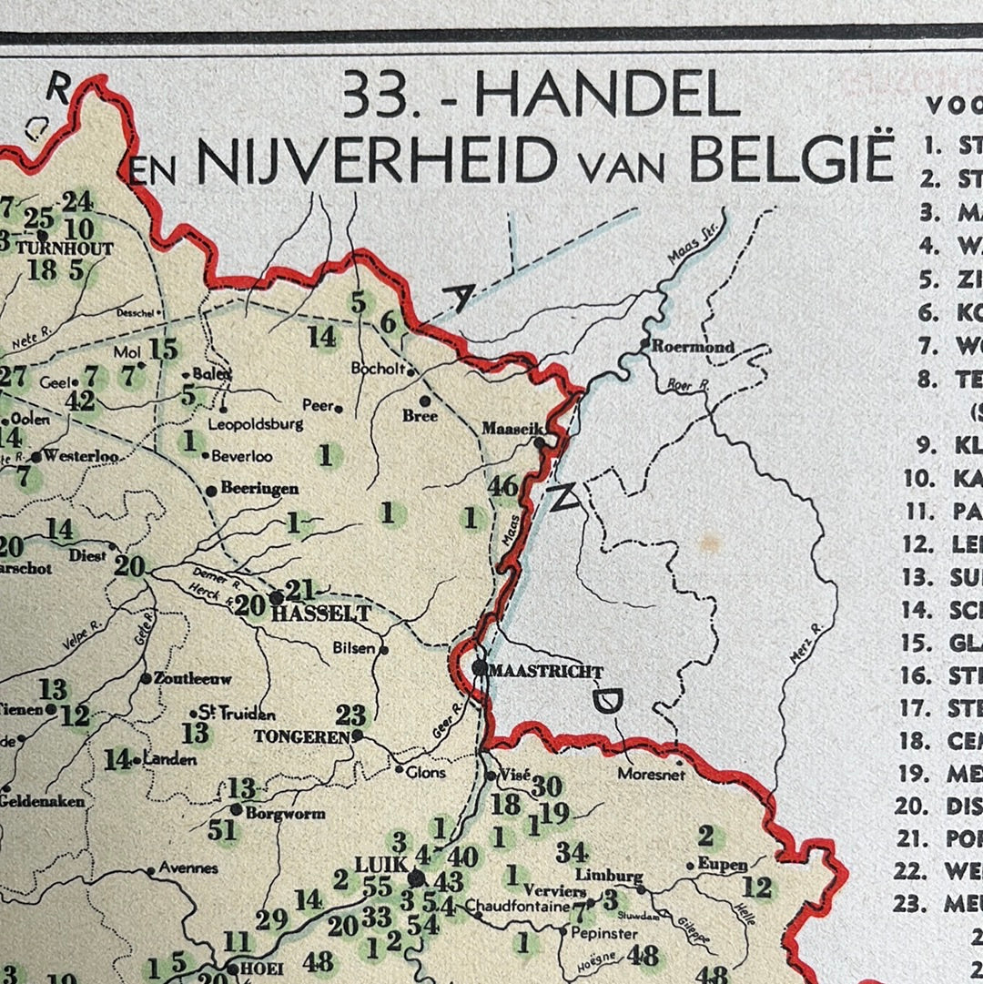 Handel en nijverheid van België 1939