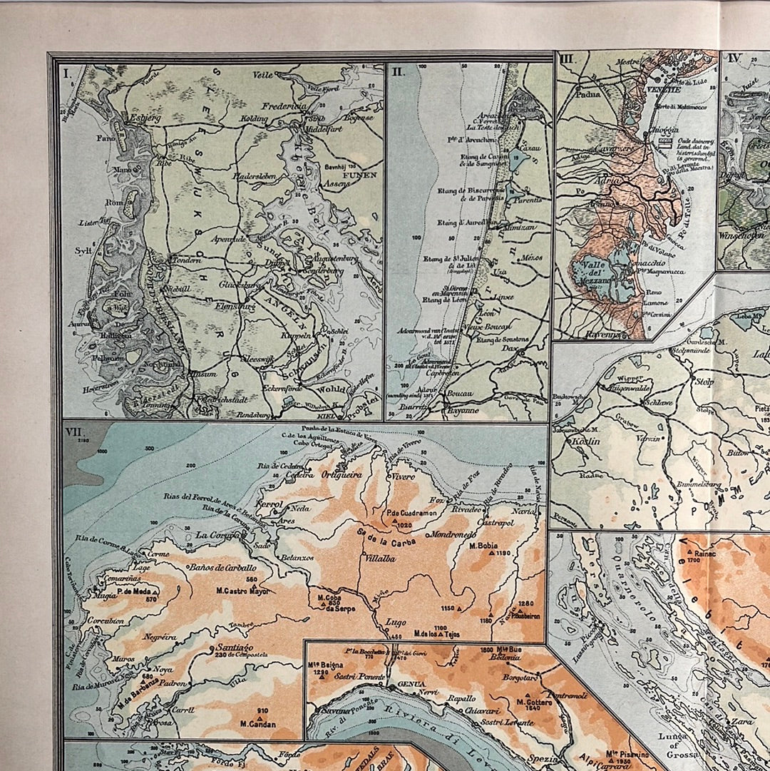 Coastal Forms of Europe 1923