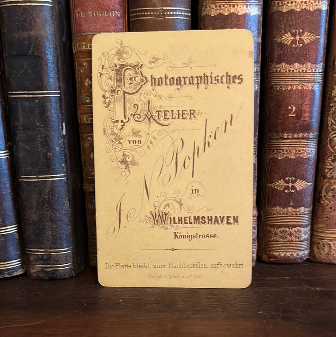 Carte de visite J. N. Popken Wilhelmshaven
