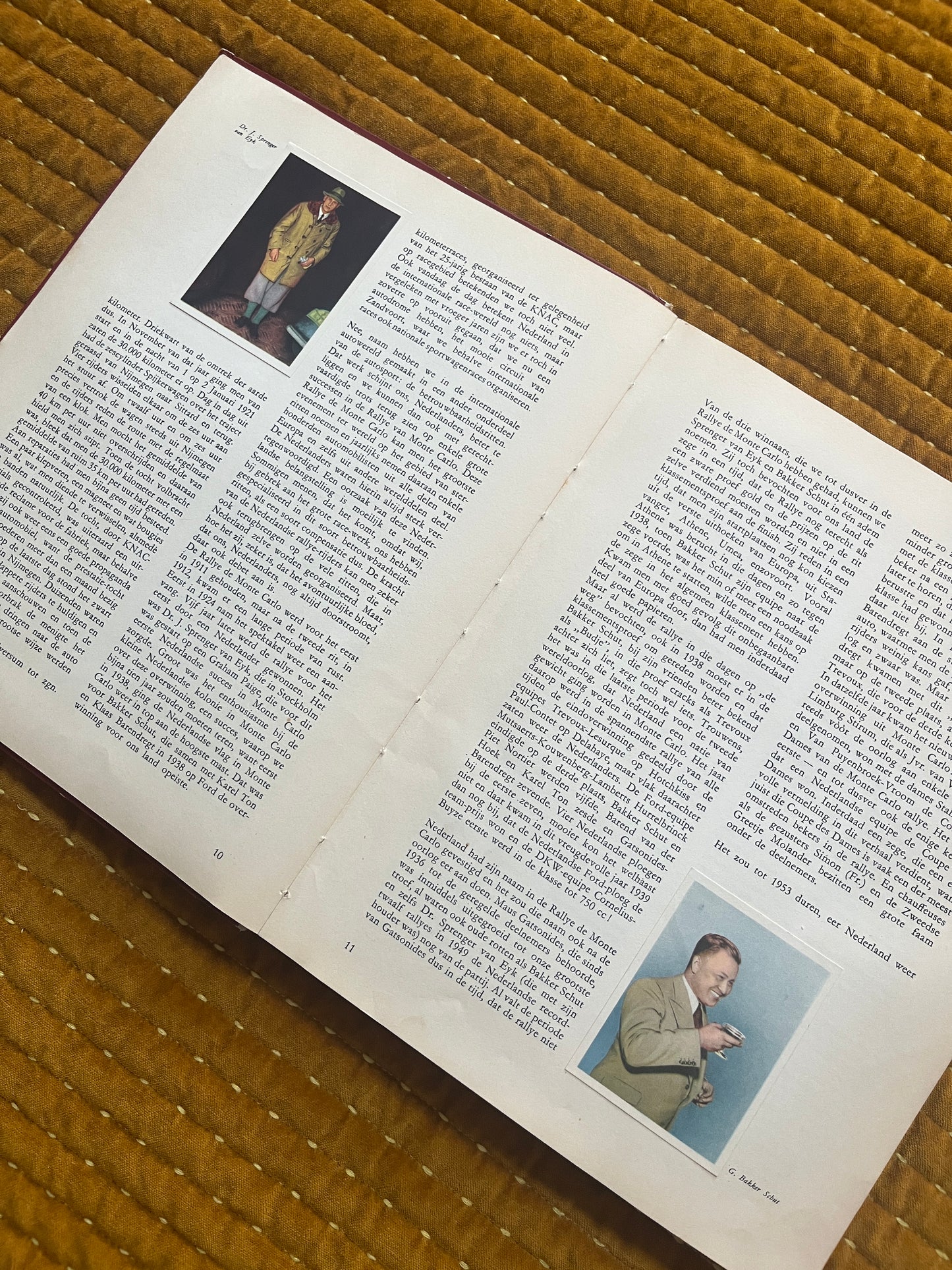 Fotoalbum mit niederländischen Sporterfolgen von 1954