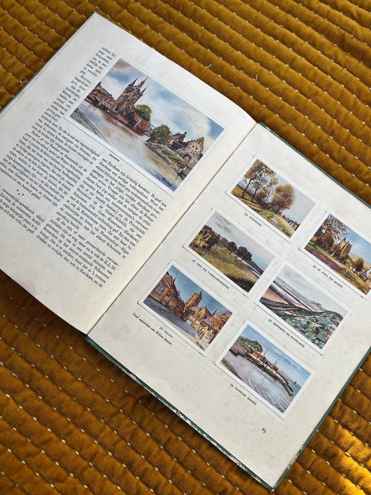 Zwerftochten door ons land Noord-Brabant en Zeeland Plaatjesalbum 1938