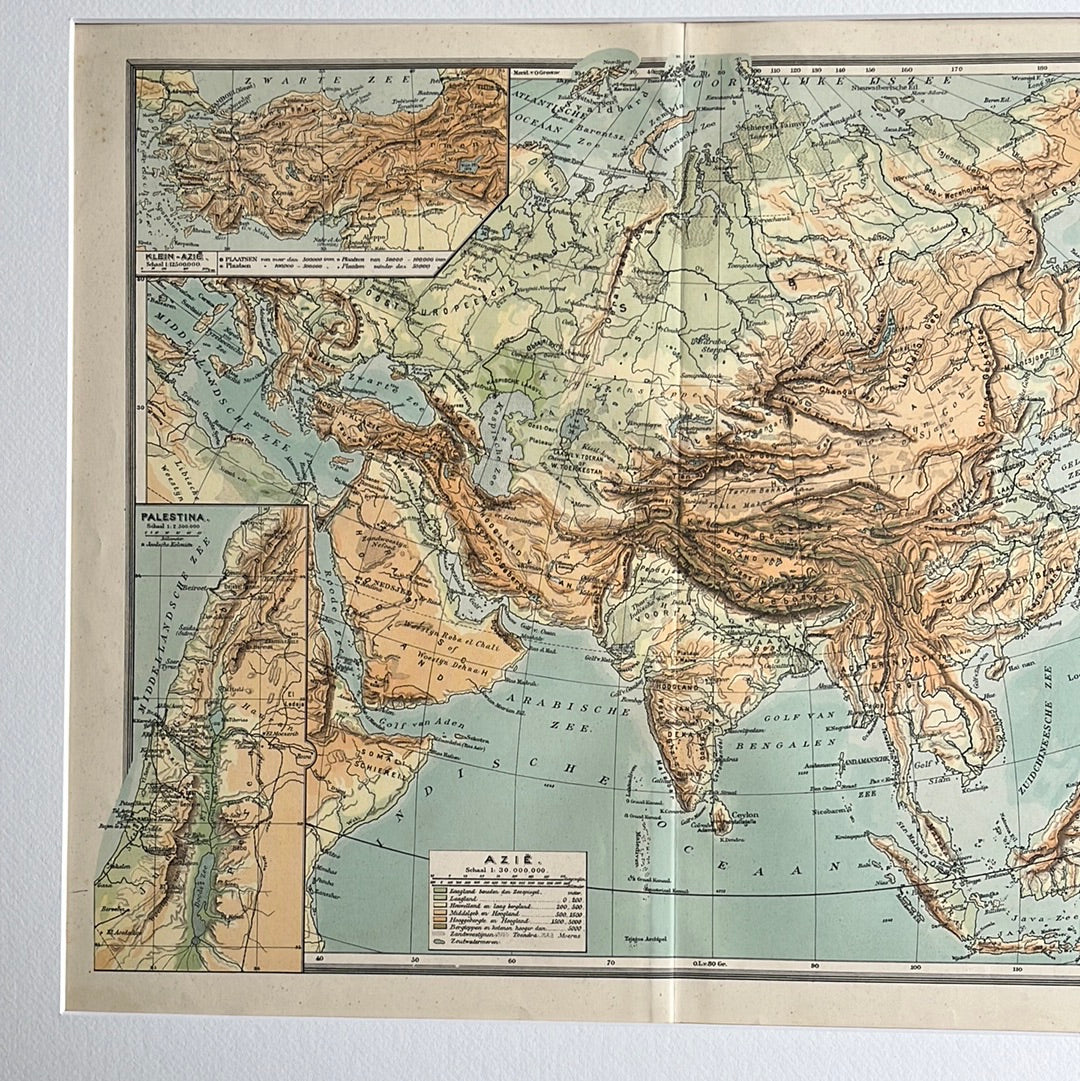 Azië, Klein-Azië en Palestina 1932