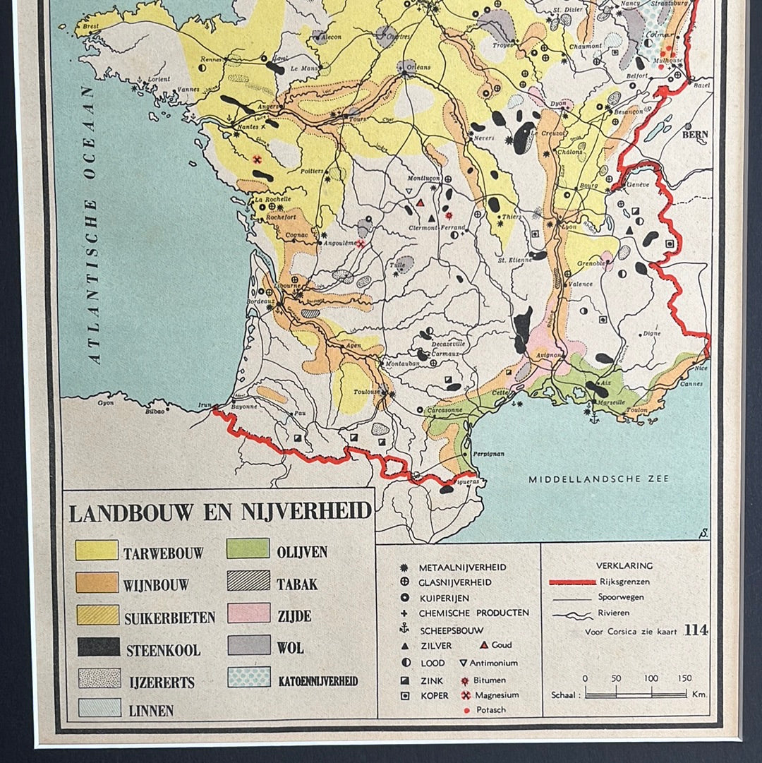 Frankrijk nijverheid en handel 1939