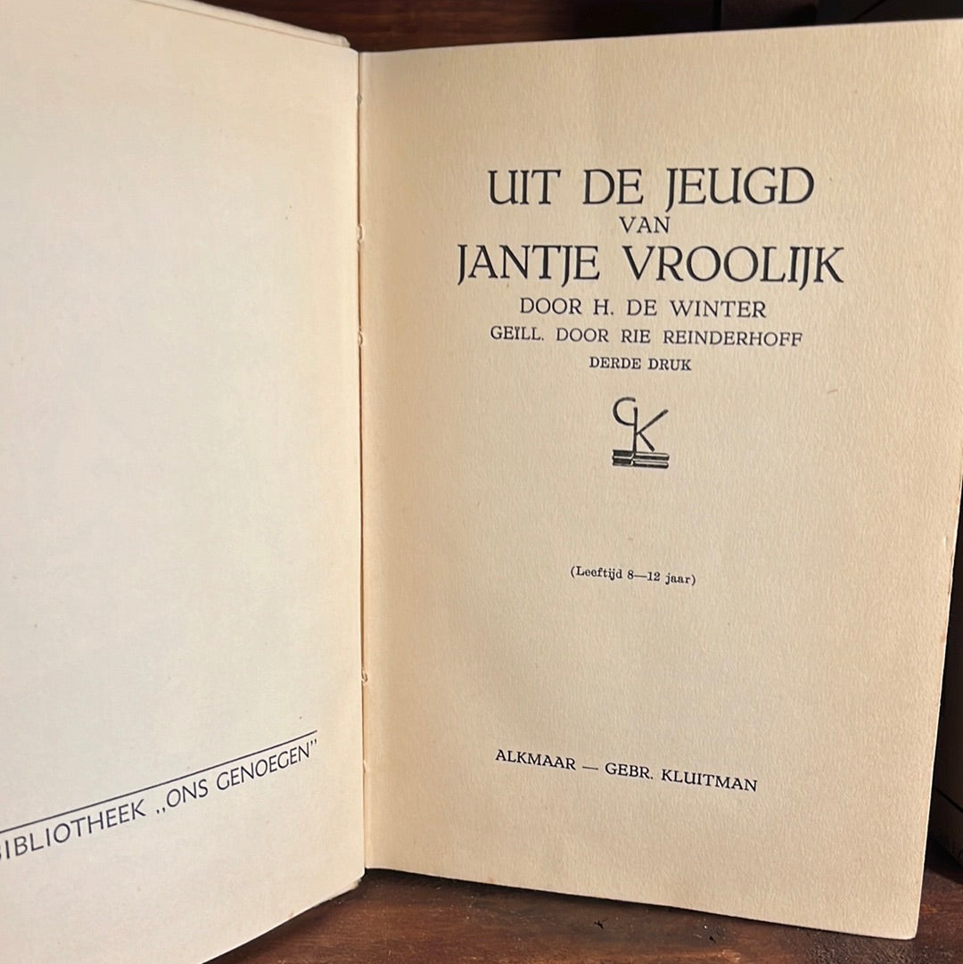 From the youth of Jantje Vroolijk (1934)