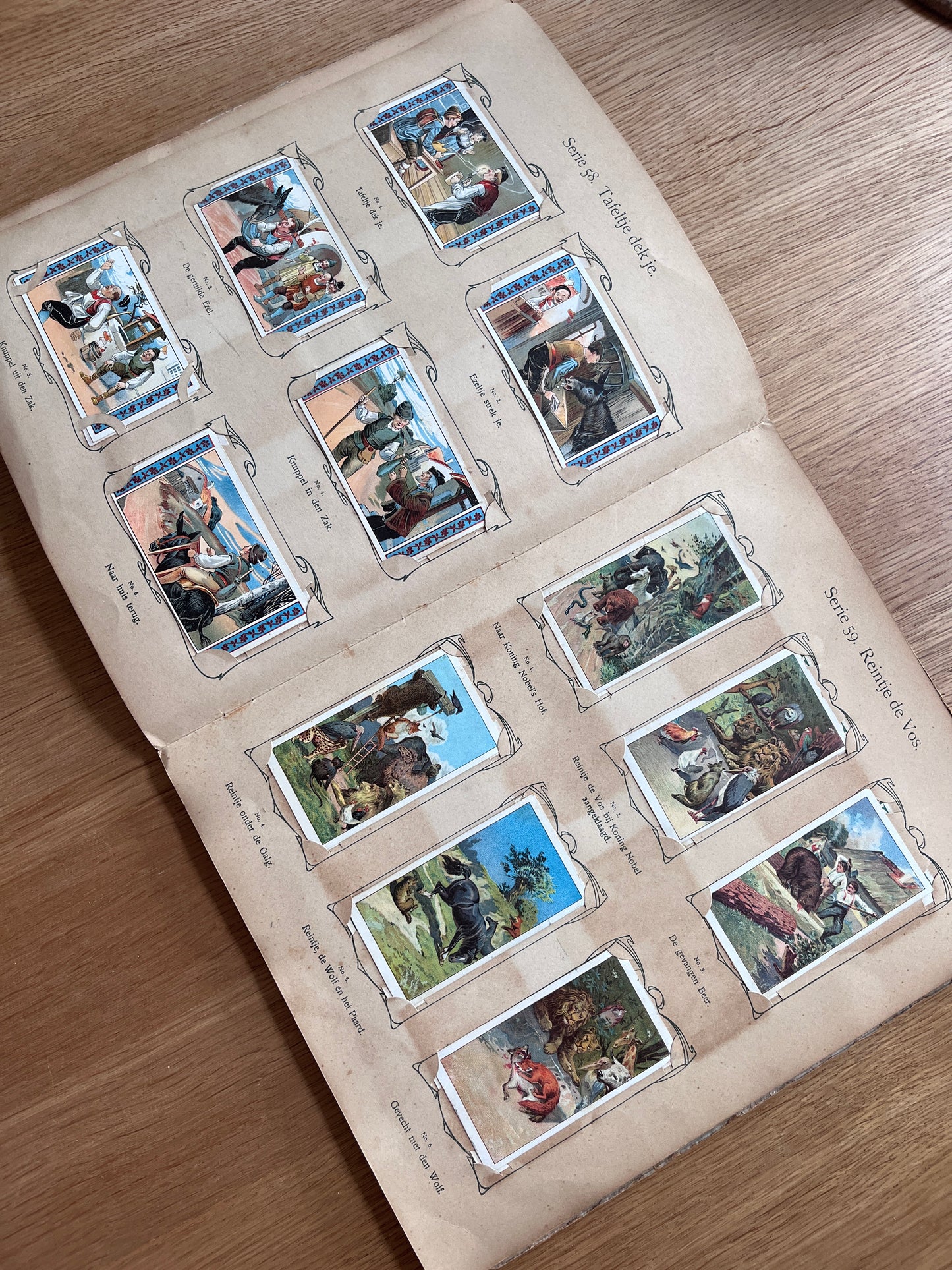 Verkade Plaatjesalbum 3 serie 49-72 1905 compleet #4