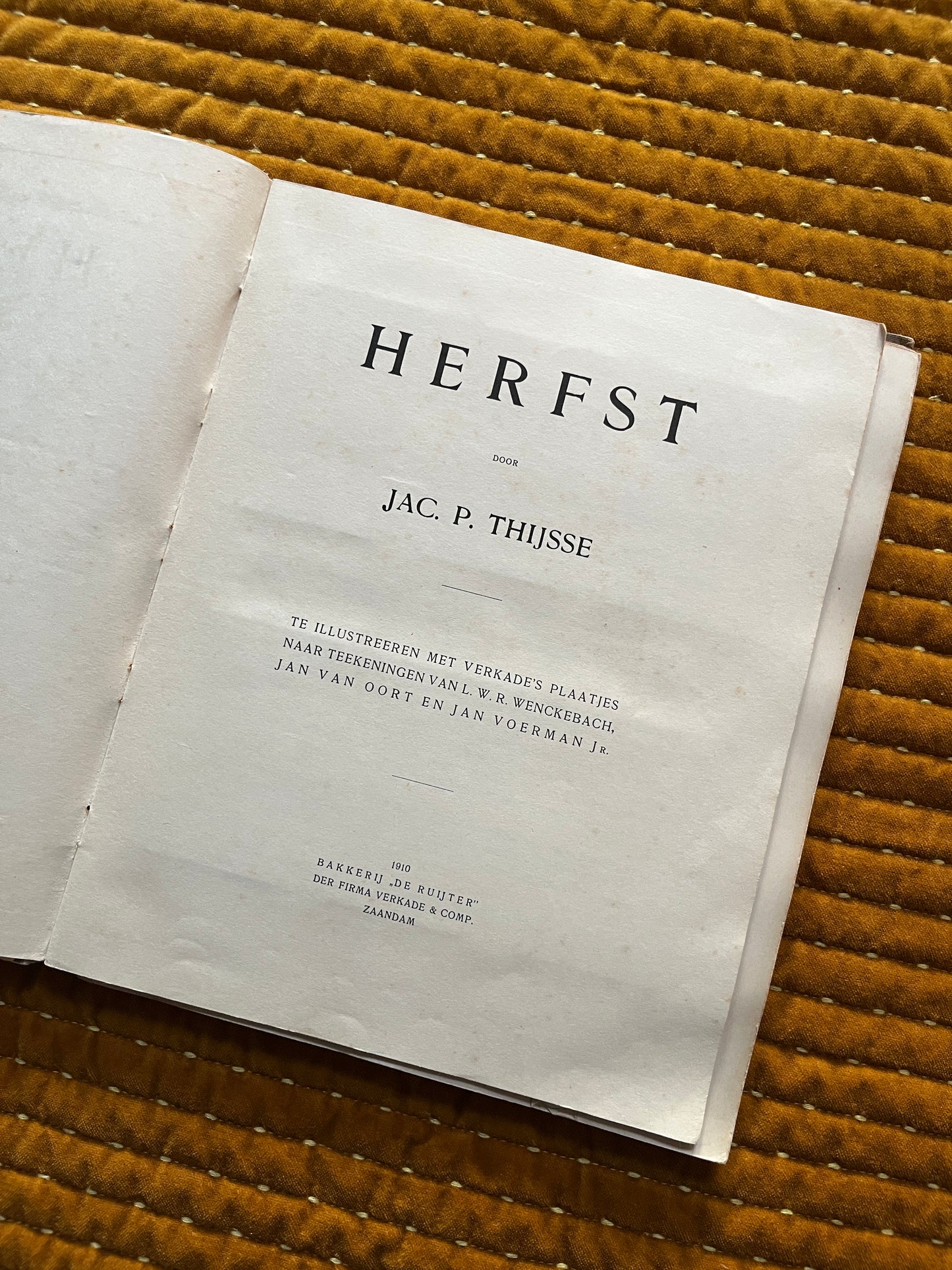 Herfst Verkade Plaatjesalbum 1910