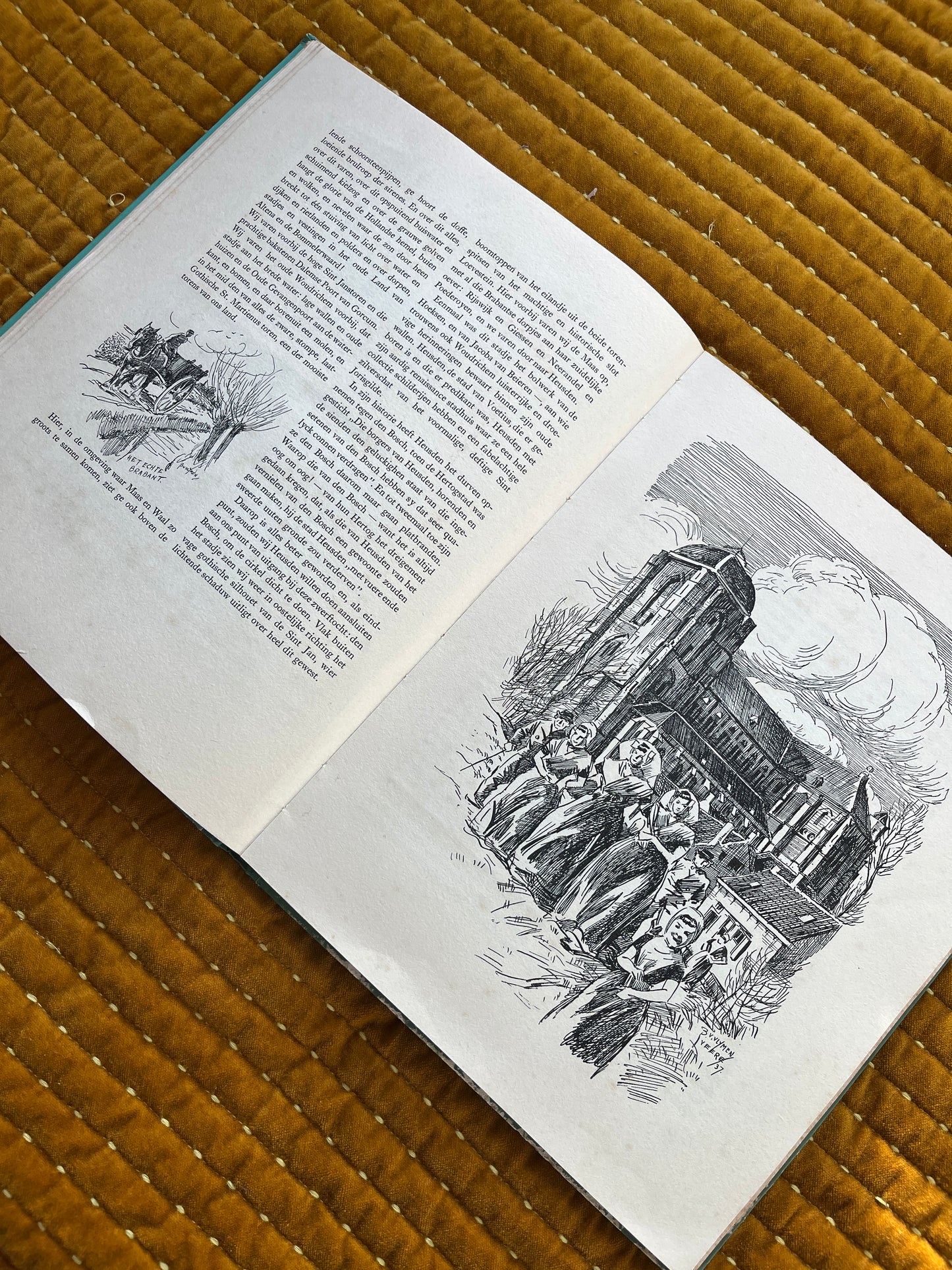 Zwerftochten door ons land Noord-Brabant en Zeeland Plaatjesalbum 1938